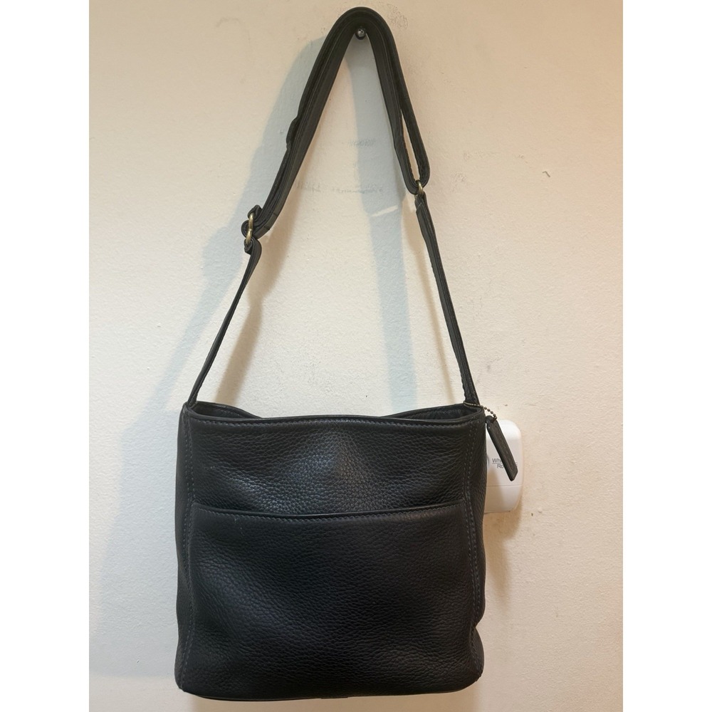 VTG Black COACH 1990's Sonoma Pocket Zip Crossbody/Shoulder Bag 4924
